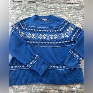 J.Crew snowflake sweater